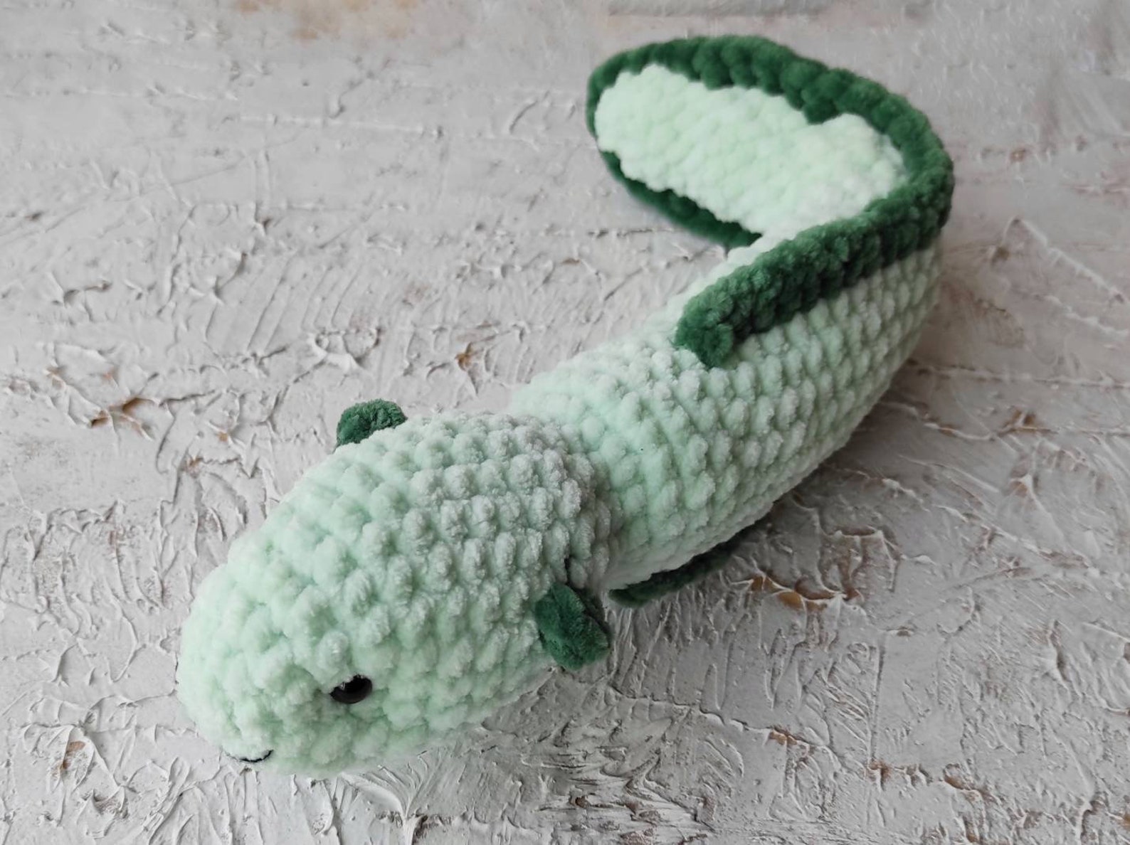 Eel Plush stuffed Animal Eel Crochet Toys Toddler Toys Etsy