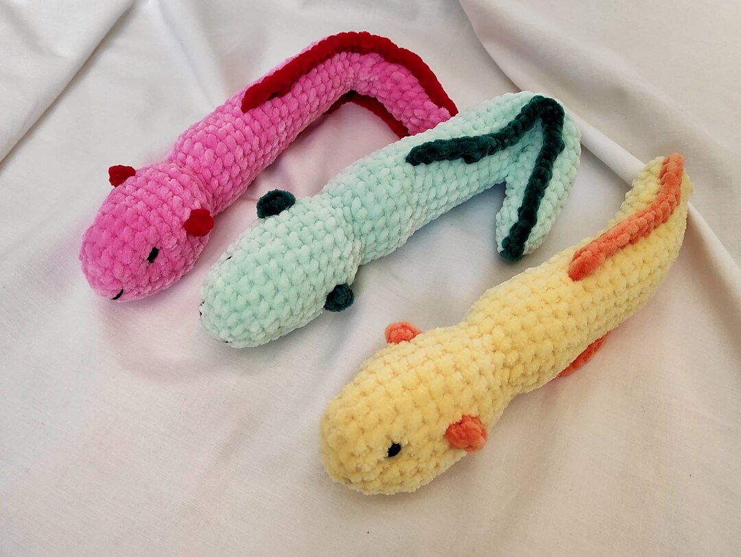 Eel Plush stuffed Animal Eel Crochet Toys Toddler Toys Etsy