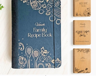Family Recipe Book SVG, Custom Family Kitchen Gift Laser File