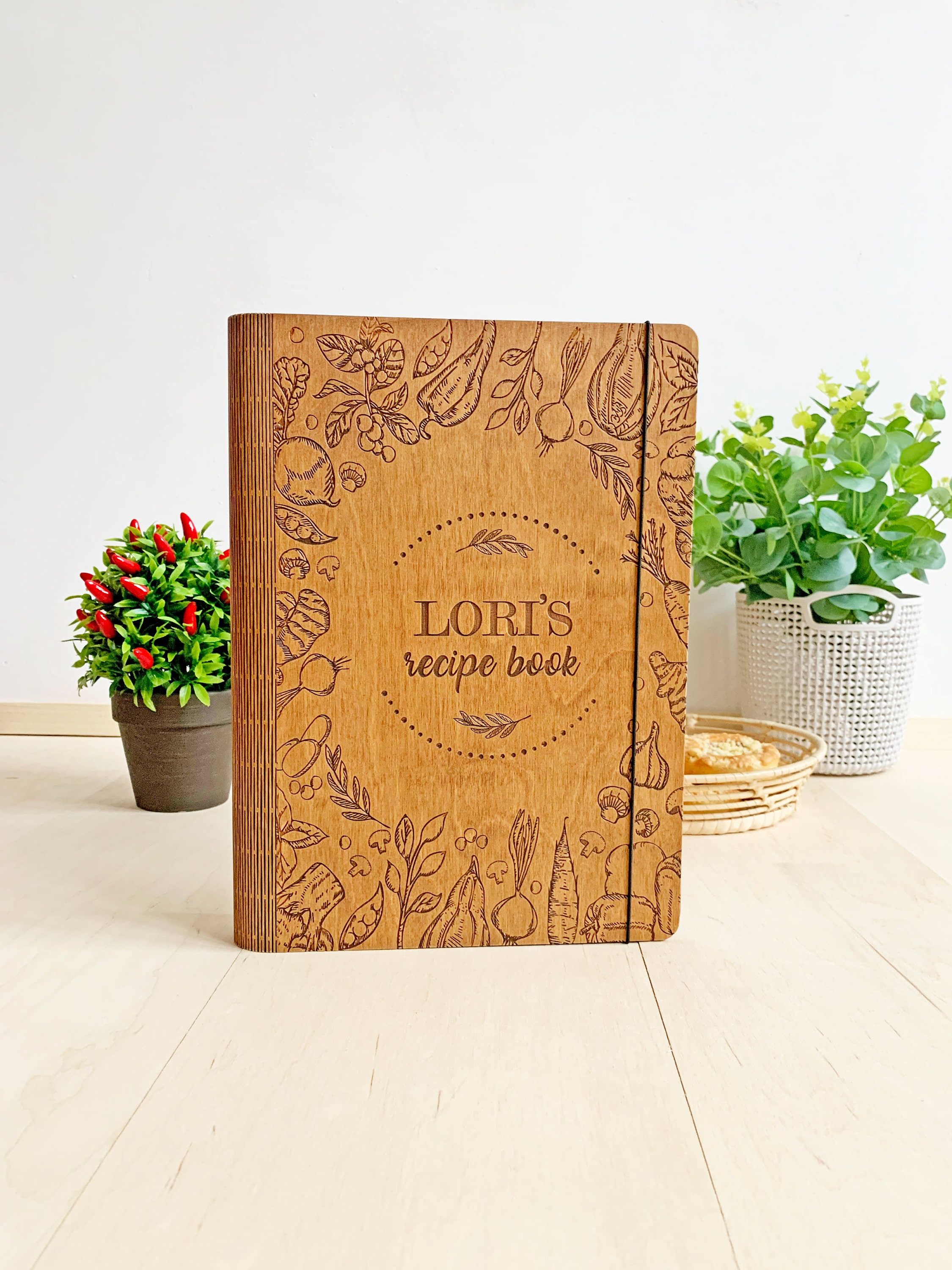 Personalized Cookbook Cover SVG Bundle, Custom Recipe Binder Laser ...