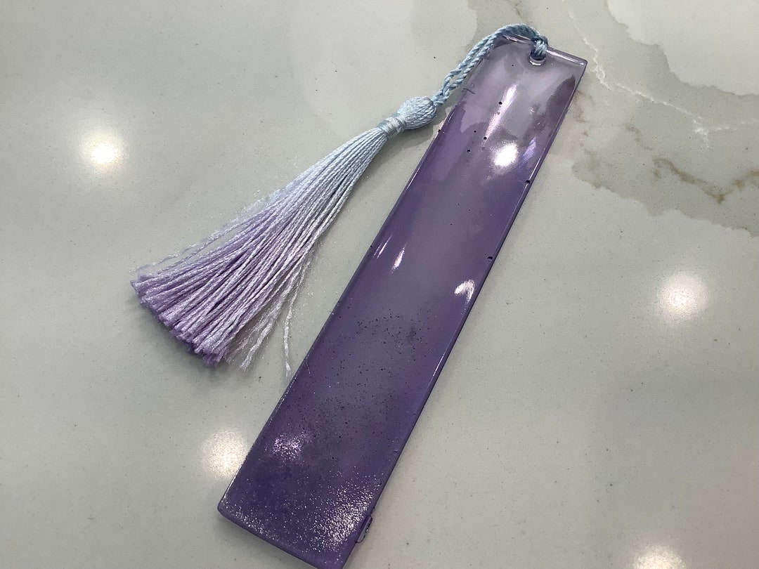Solid Resin Bookmark With Tassel - Etsy