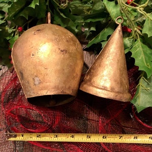 Extra Large Temple & Cone Bells: Handmade Metal Chimes