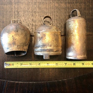 Three Warm Sounding Bells, Full of Charm/Old World/Metal Bells/Wreath Centers