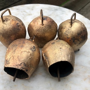 Metal Mongolian Bells/Five Tin Bells/Wreath Bells/Metal Strikers/Cow Bells