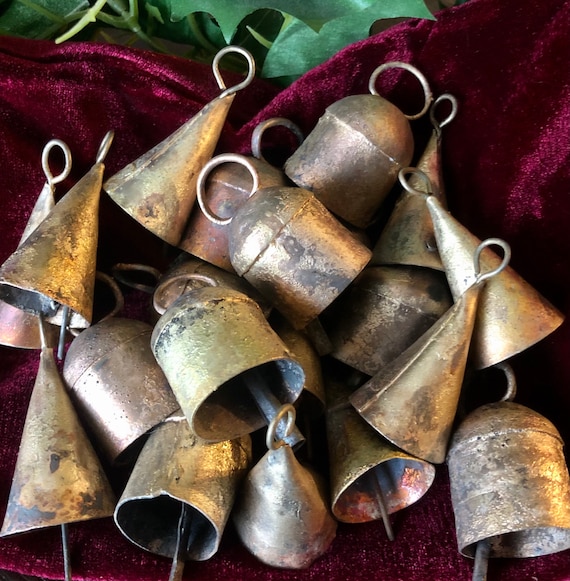 Pieces Christmas Hand Jingle Bells Wooden Hand Sleigh Bells Jingle