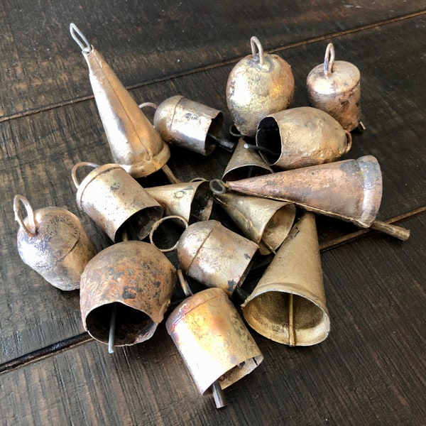 Five Chime Mix of Old World Bells/15 Bells Total