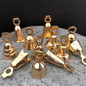 Brass Bells, 1 Doz, Variety Mix