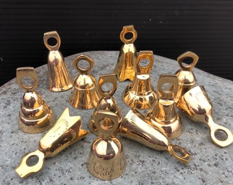 Brass Bells, 1 Doz, Variety Mix