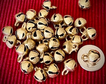 Cross Cut Brass Bells/Costuming Bells/Small Jingle Bells/Pet Bells