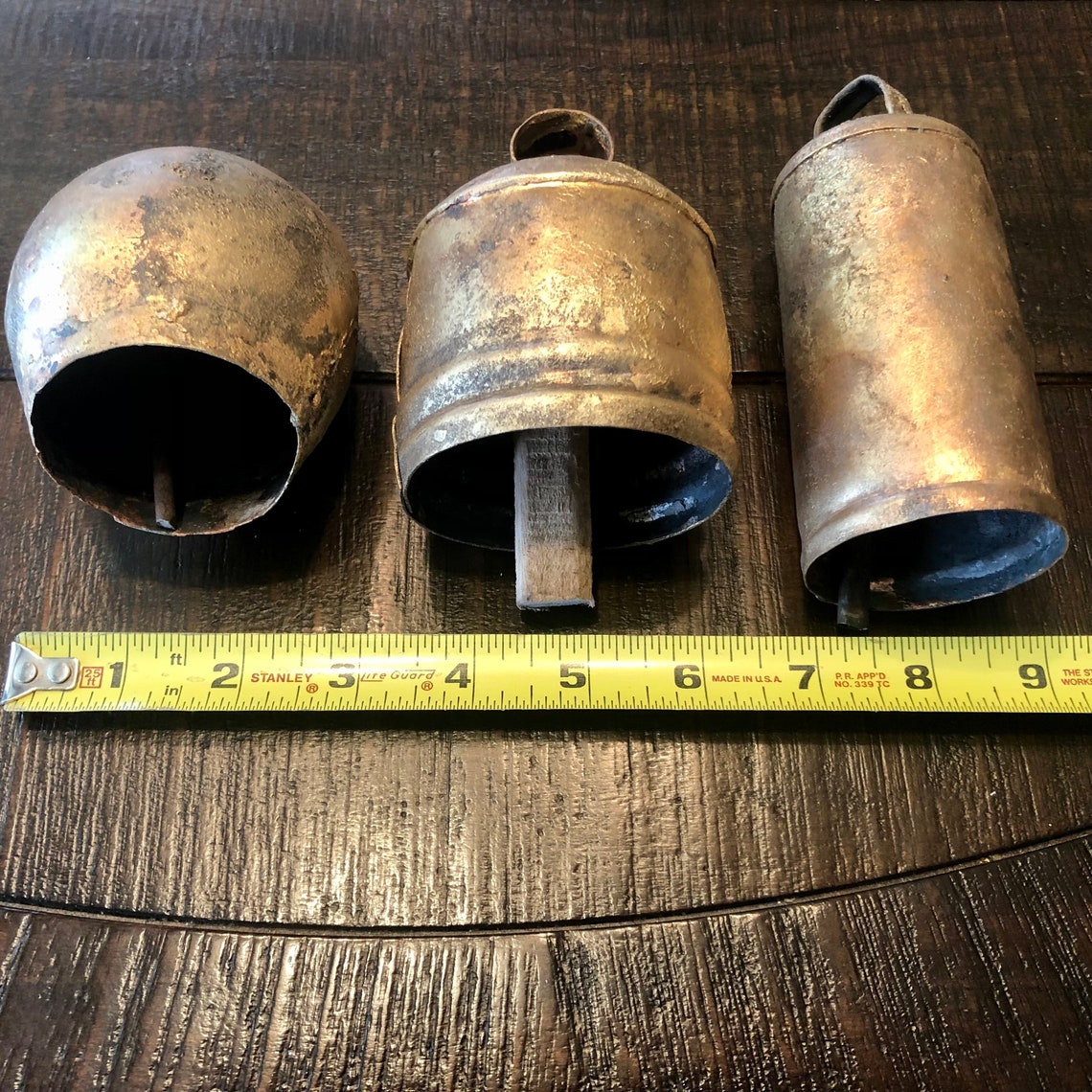 Three Warm Sounding Bells Full of Charm/old World/metal Etsy
