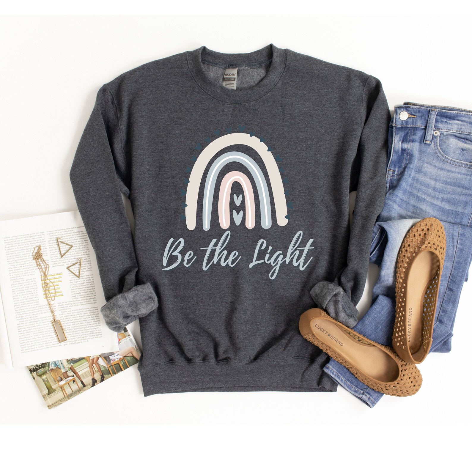 Be The Light Sweatshirt Be The Light Sweater Women's | Etsy