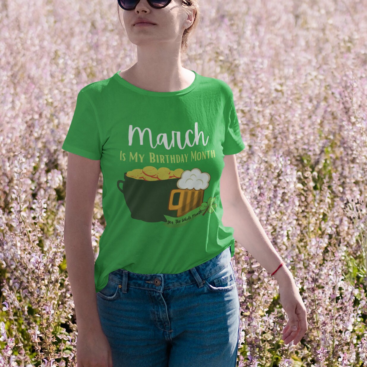 march birthday shirts logo
