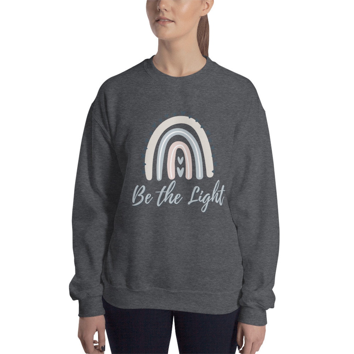 Be The Light Sweatshirt Be The Light Sweater Women's | Etsy