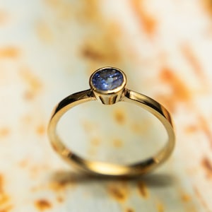 14k Yellow Gold Ring with Tanzanite