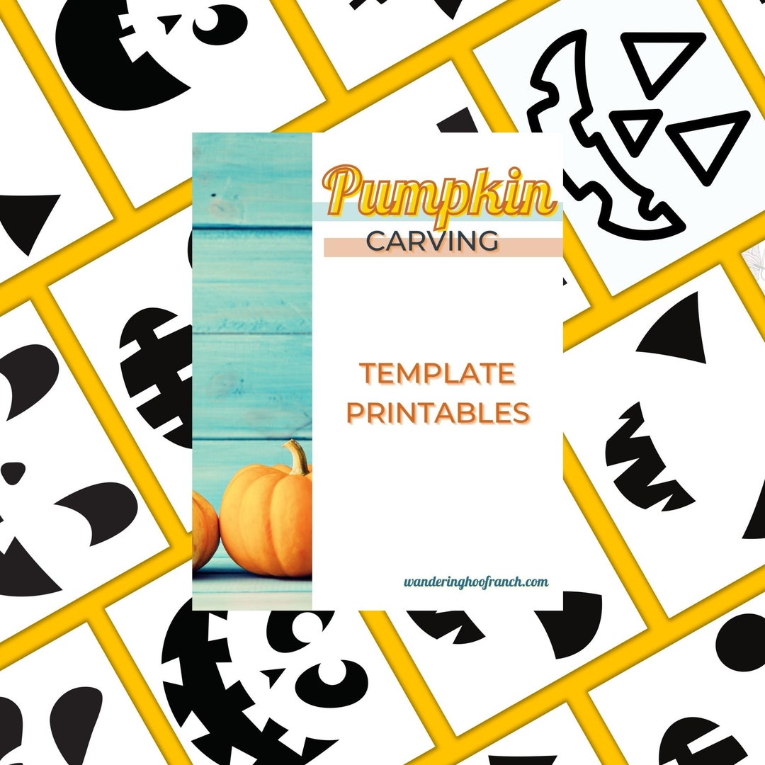 Printable Pumpkin Carving Stencils Halloween Jack O - Etsy
