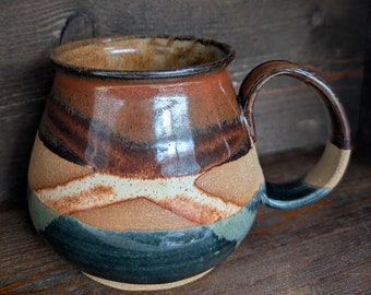 Hand Thrown Stoneware Americana Mug
