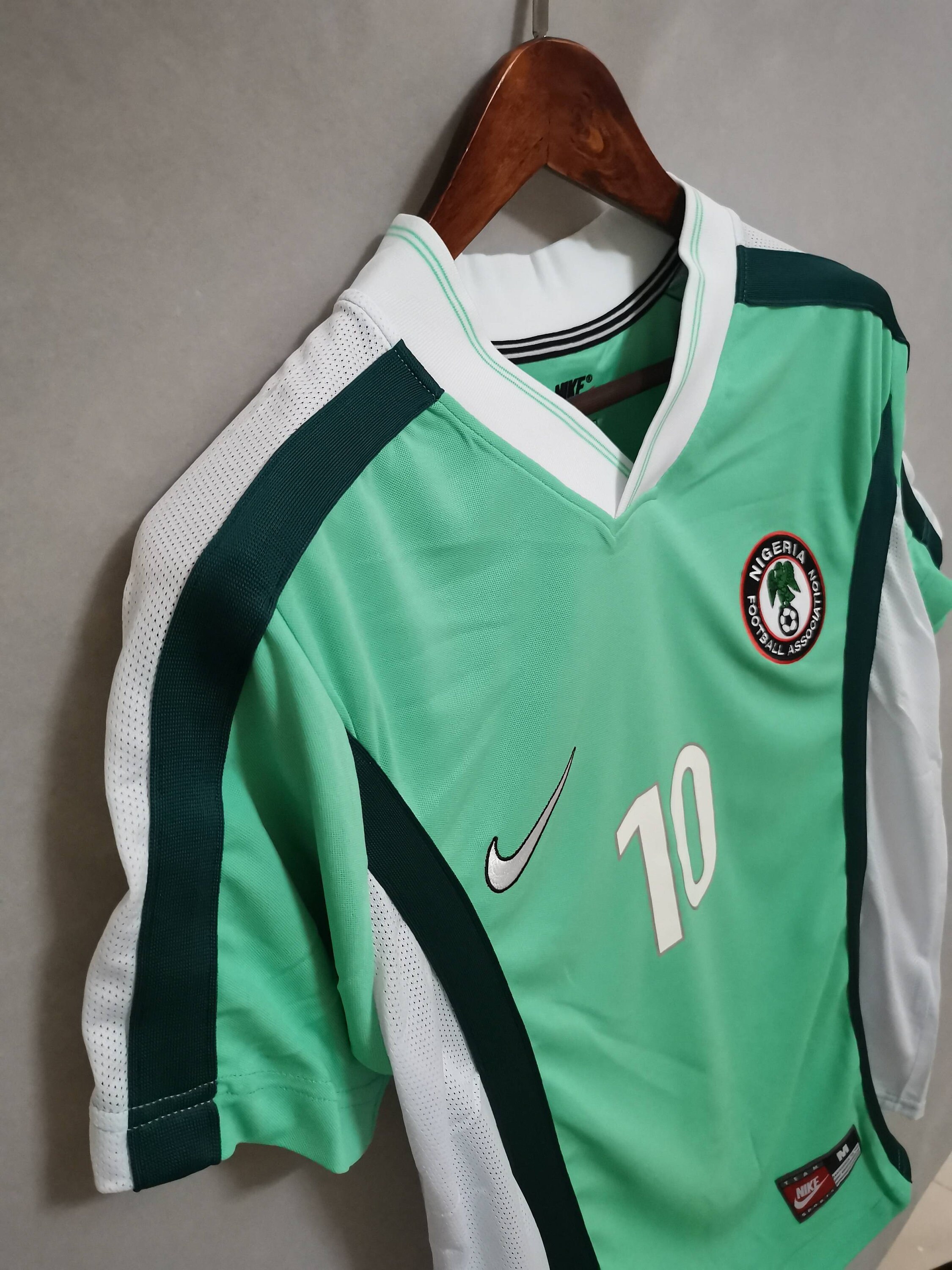 Retro 1998 Nigeria Home Soccer Jersey Football Shirt Mens Etsy