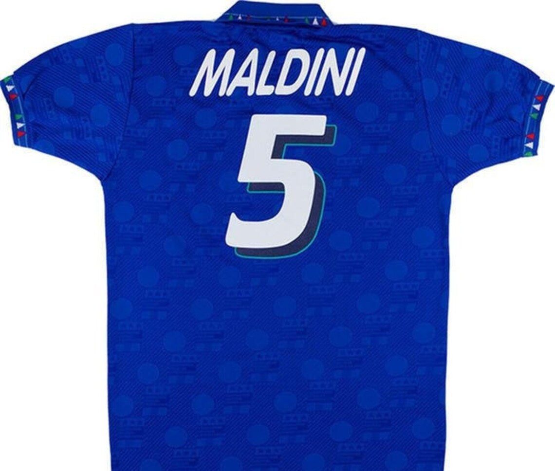 Italy Retro 1994 World cup Home Soccer Jersey Football Shirt Etsy