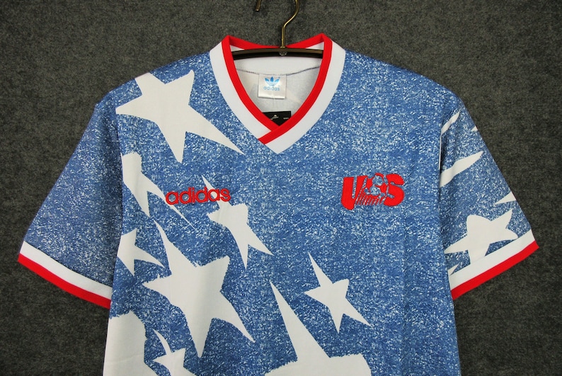 Retro 1994 USA Soccer Jersey football Shirt Mens Adult Lalas Etsy