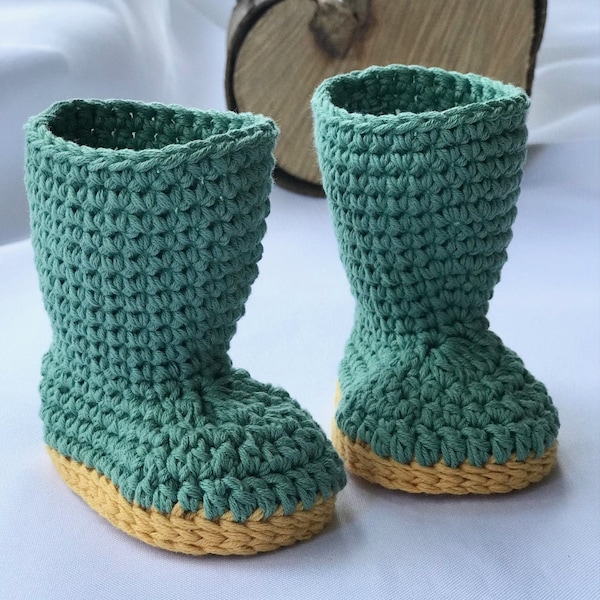 Crochet Baby Wellies PATTERN ONLY