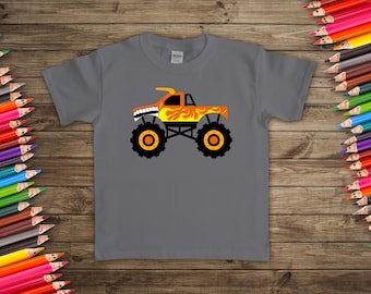 Bull Monster Truck Kid's T Shirt