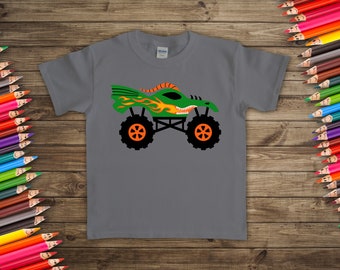 Dragon Monster Truck Kid's T Shirt
