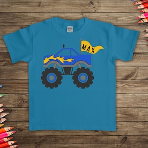 Monster Truck Kid's T Shirt