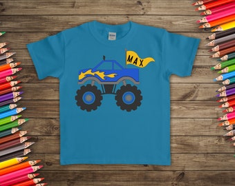 Monster Truck Kid's T Shirt