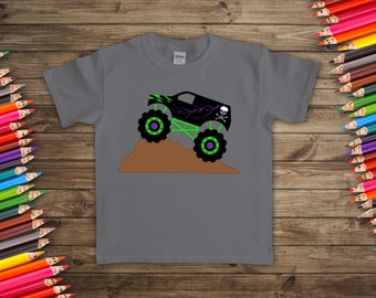 Monster Truck Kid's T Shirt