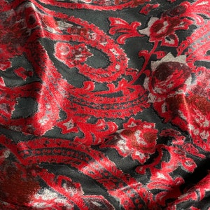 Rayon Acetate Velvet Devore&#39; ( Burnout )