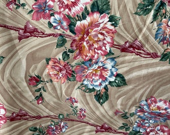 Geblümter Baumwoll Chintz