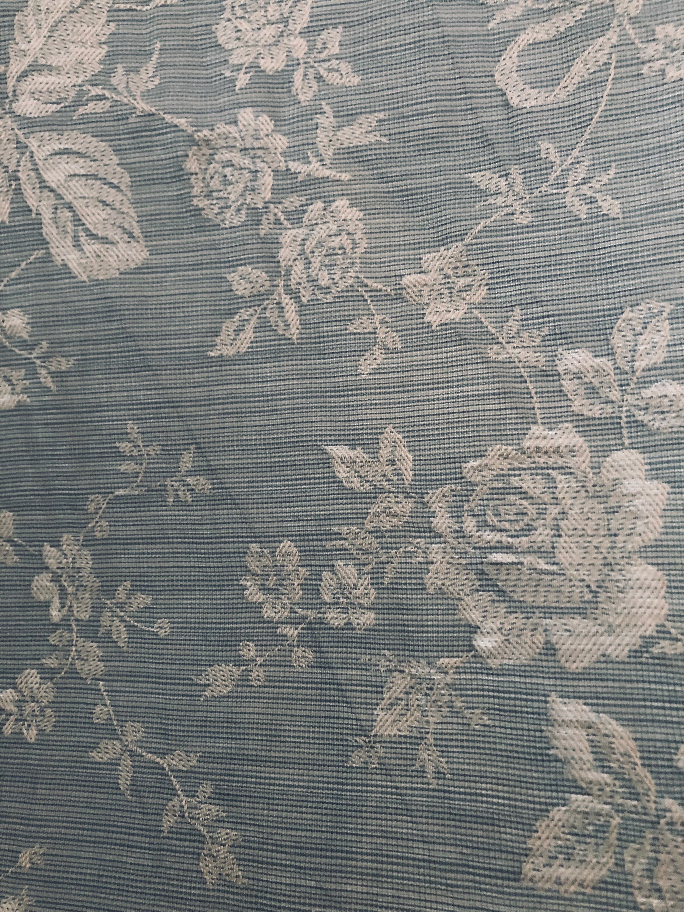 Embroidered Powder Blue Upholstery Fabric, Imported From Turkey. - Etsy