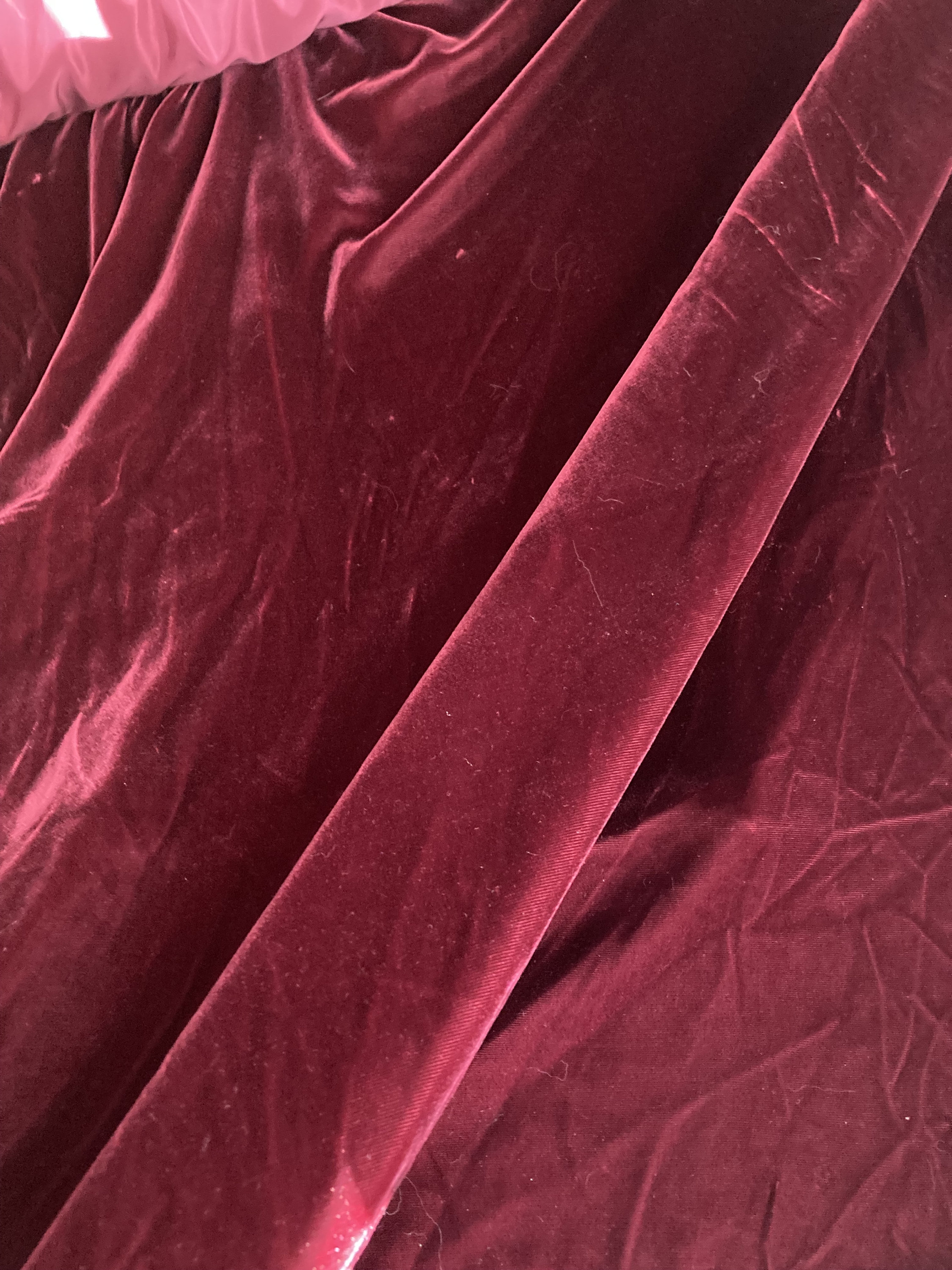 Deep Cardinal Deep Cardinal Red Rayon Velvet - Etsy