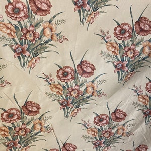 Floral Cotton Chintz Vintage