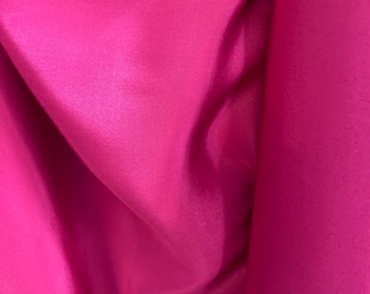 100% Silk Magenta