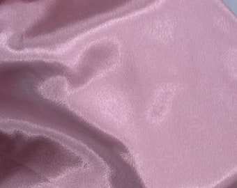 Mauve Pink,  Polyester Satin