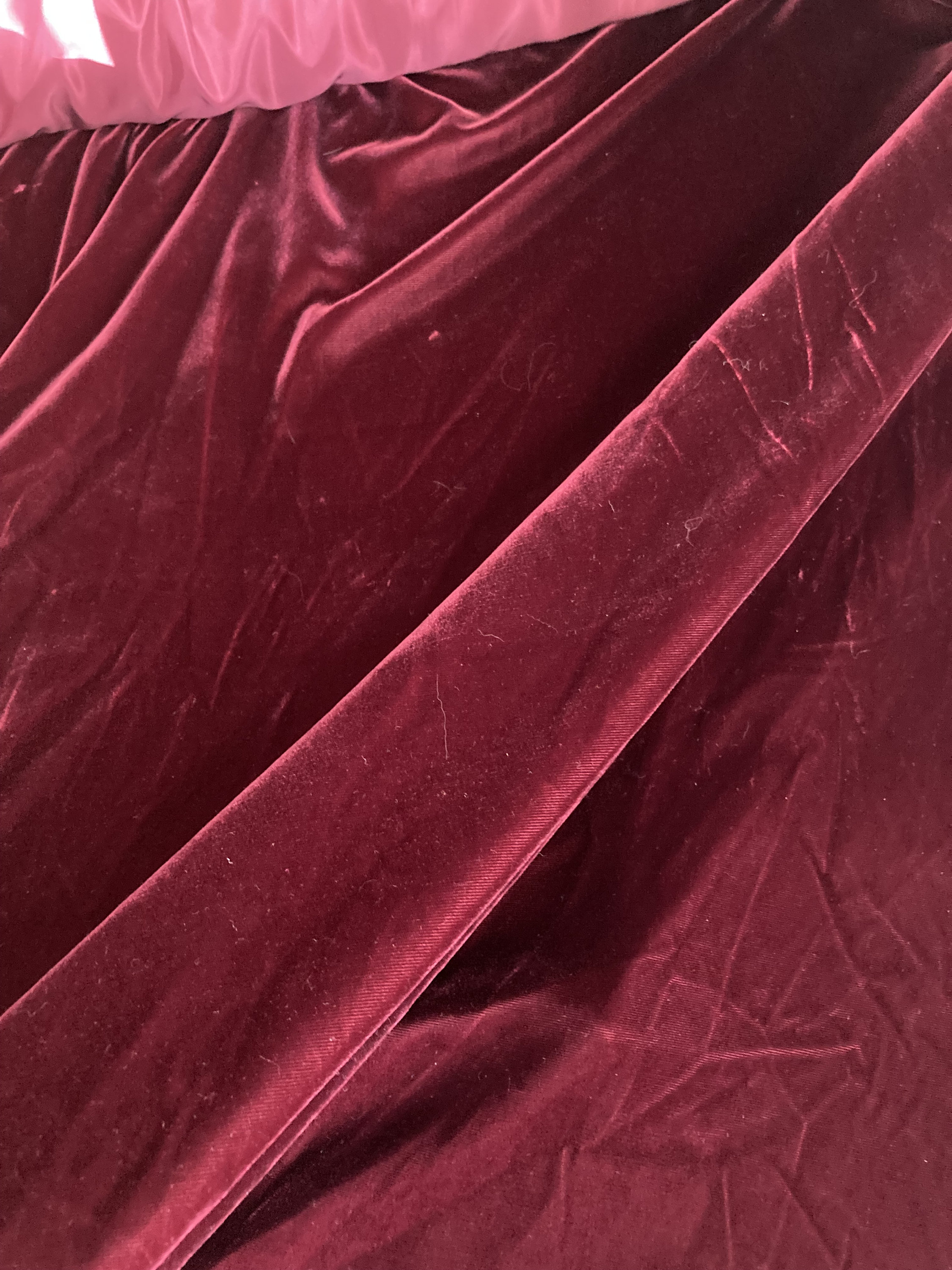 Deep Cardinal Deep Cardinal Red Rayon Velvet - Etsy