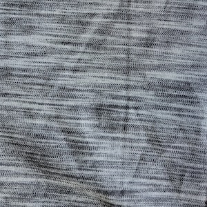 Black and White Poly Denim Slight Stretch  Sold by the YARD