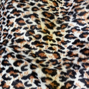 Leopard Print Velboa