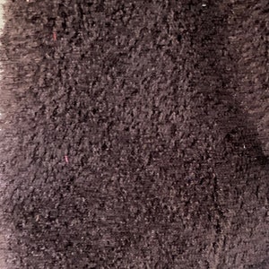 Chocolate Brown Shaggy Faux Fur