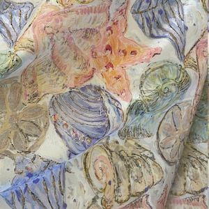 Polyester Seashell Fabric 70&quot; wide