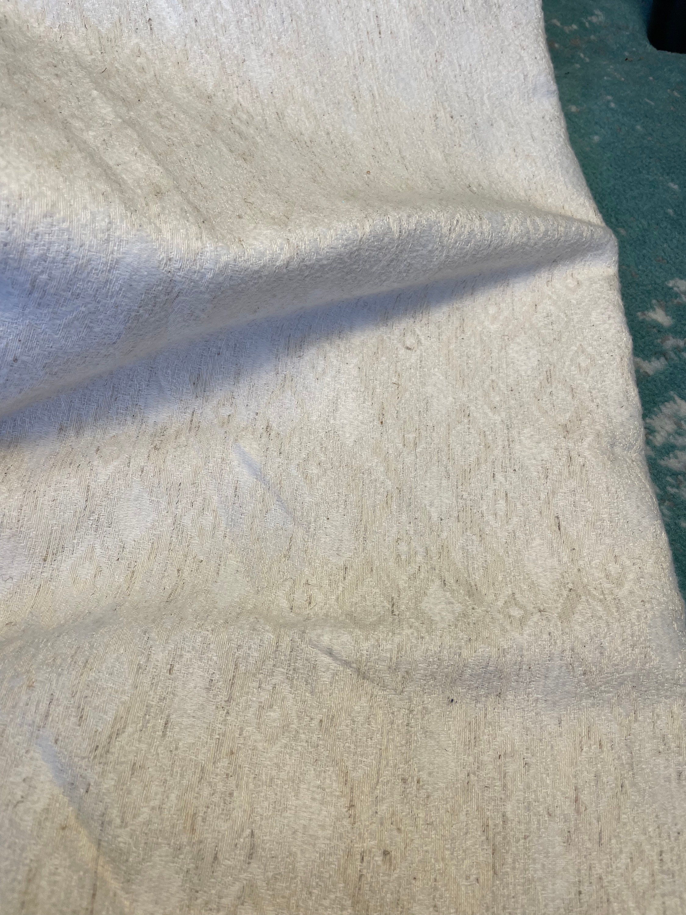 Ivory Upholstery Fabric by the Yard Etsy