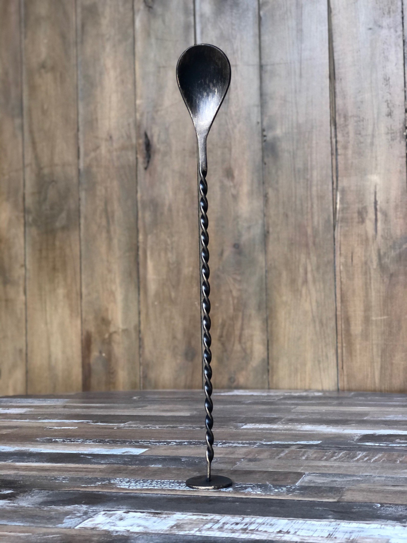 Vintage Copper Bar Spoon Etsy