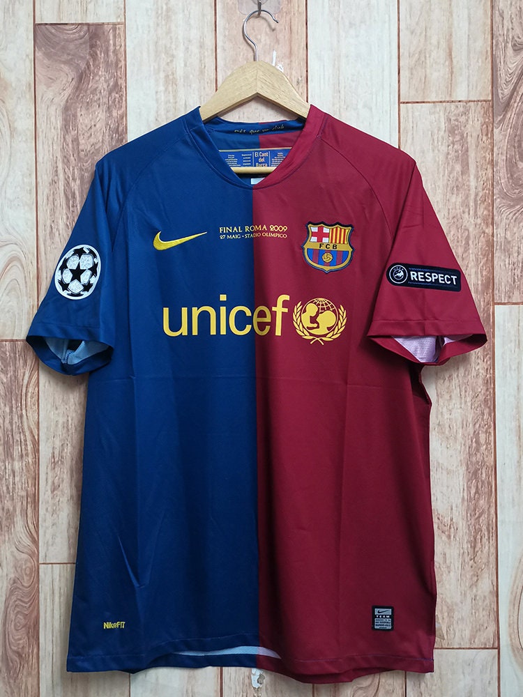 Vintage UEFA 10 Messi Jersey Barcelona Jersey 2008 2009 Home Etsy