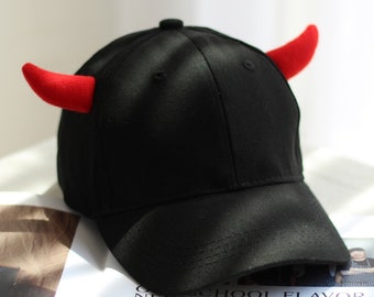 Devil horn fitted cap clearance