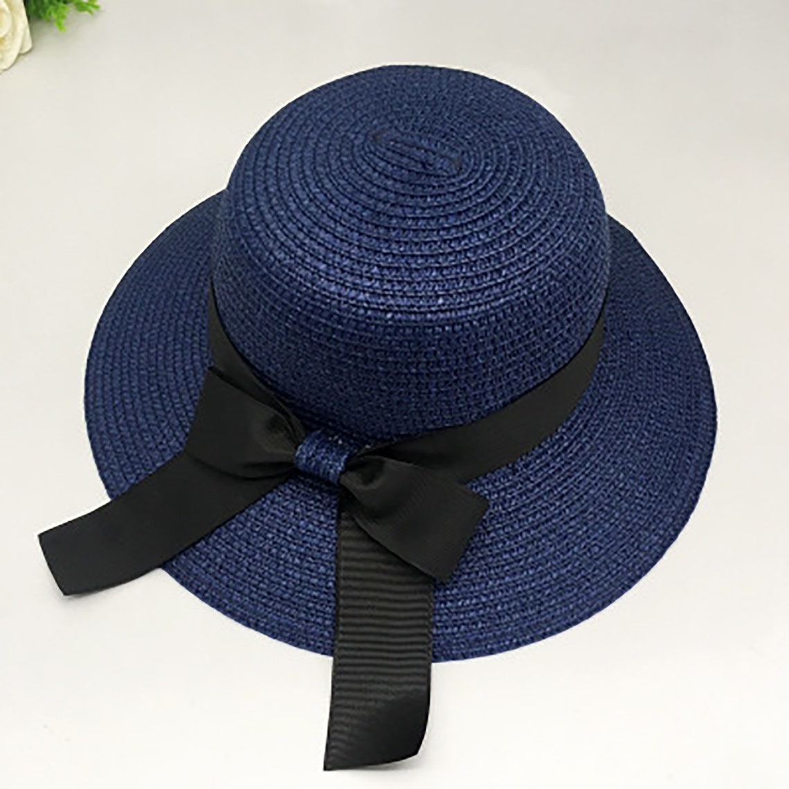 Summer Small Fresh Bowler Hat Female British Youth Folding | Etsy