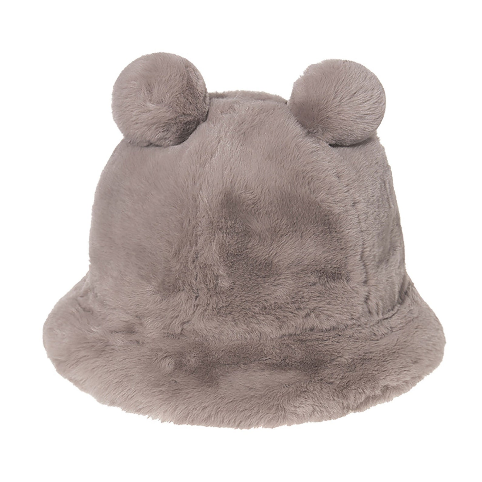 Bear Ears Bucket Hat 7 Colors Warm Plush Hat Winter Hat | Etsy