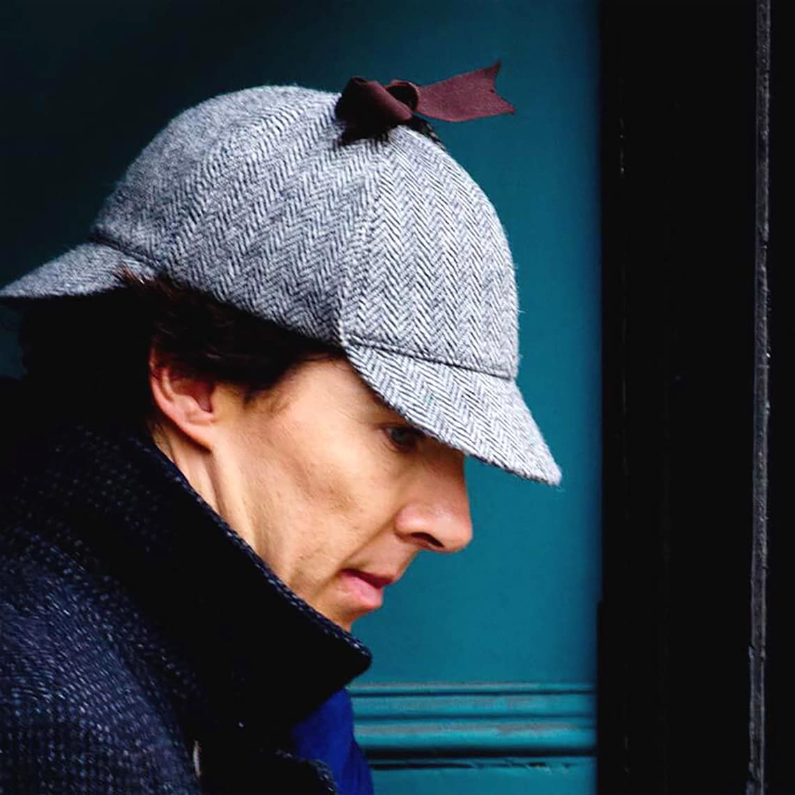 Sherlock Holmes Deerstalker Hat Detective Hat Doublebrimmed Etsy
