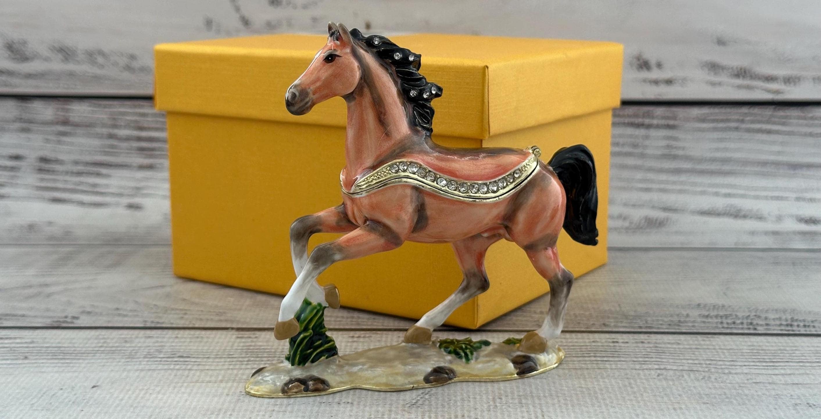 Swarovski Crystal Horse Figurines - Etsy - Page 2