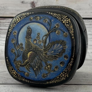 Made in Ukraine Lacquer Box, Ukrainian Art Painting School, Fairy Tale, Handmade, Jewelry Box, Home Decor, Gift Box